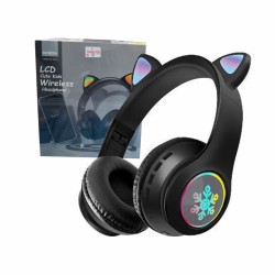 Moxom Wireless Headphones MX-WL58 with LED light Black Moxom Wireless Headphones MX-WL58 with LED light Black